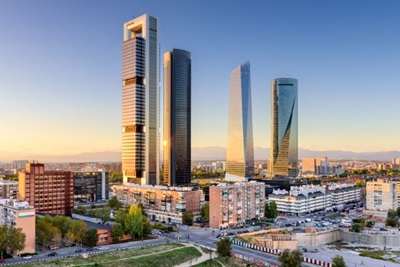Las torres de Madrid.